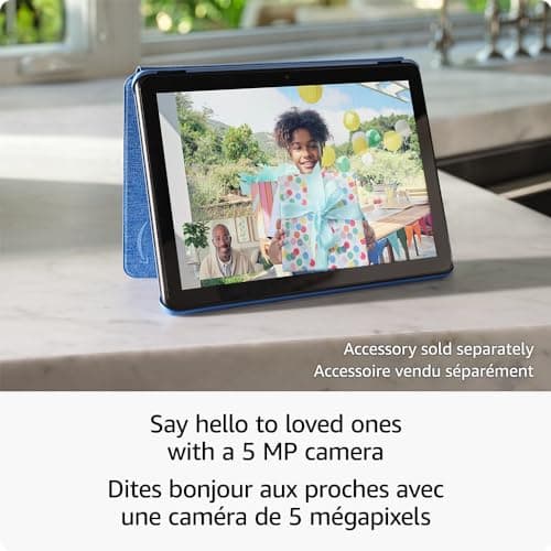 Amazon Fire HD 10 tablet (newest model), built for relaxation, 10.1" vibrant Full HD screen, octa-core processor, 3 GB RAM, 64 GB, Ocean — view 4