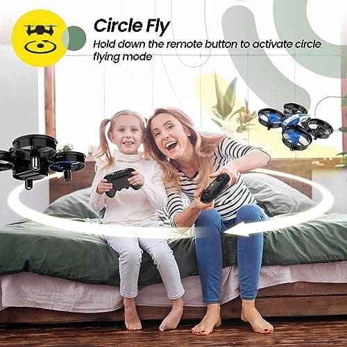 Holy Stone Mini Drone for Kids and Beginners RC Nano Quadcopter Indoor Small Helicopter Plane with Auto Hovering, 3D Flip, Headless Mode and 3 Batteries, Great Gift Toy for Boys and Girls — view 3
