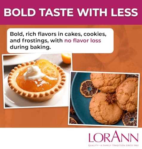 LorAnn Orange Bakery Emulsion, 4 oz - Intense Flavor Extract for Baking, Cookies, Frosting, Ice Cream, Orange Chocolate, Smoothies and Beverage - Vegan, Gluten, Sugar, and Nut Free — view 5