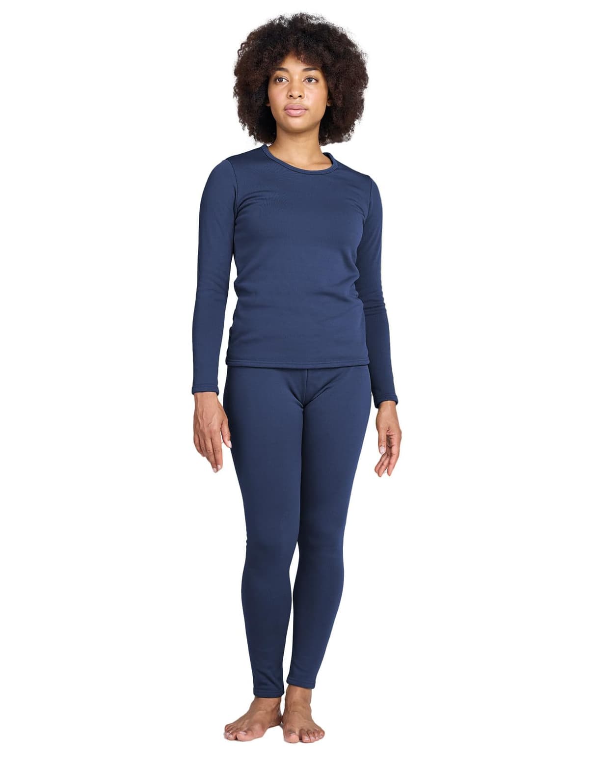 LAPASA Conjunto Ropa Termica Mujer Extra Calido Set Interior Camiseta Manga Larga Malla Termico Deportiva Invierno Frio Extremo Deporte Esqui Montaña L17/L41/L44 — view 19