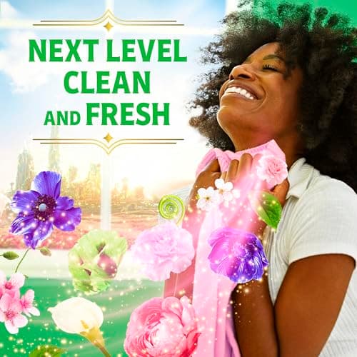 Gain Flings! "Wicked: For Good" Limited Edition Laundry Detergent Pacs, 42 Count, Fantabulous Floral Scent, 3 in 1 HE Detergent Pacs with Oxi Boost and Febreeze — view 3
