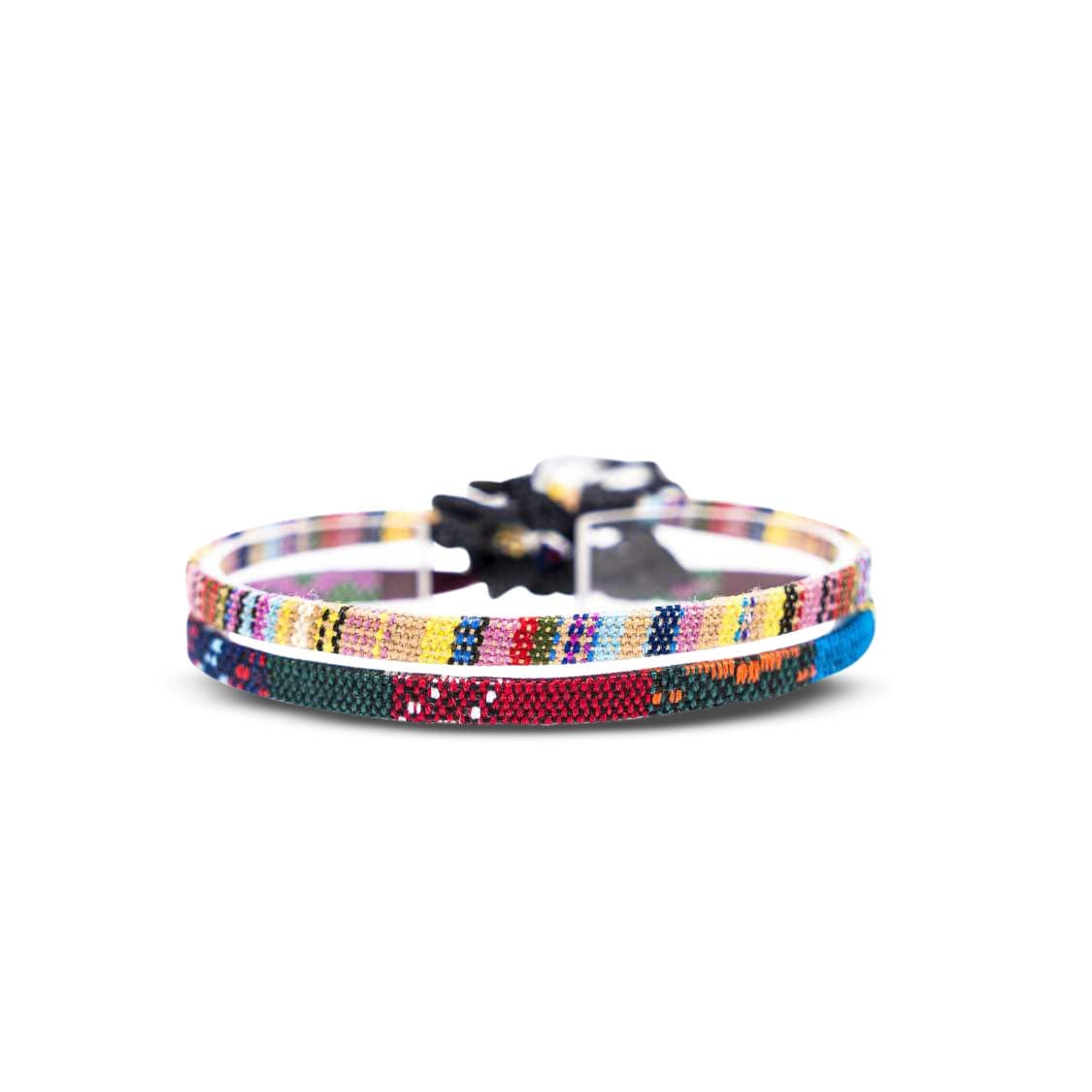 Made by Nami Tobilleras Mujer Impermeables Ajustables 19-38cm Pulseras Boho de Hilo Algodón 100% Turquesa — view 10