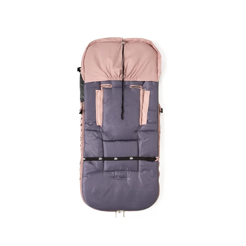 Saco Silla Paseo Universal, Saco Invierno Silla Paseo Universal, Desmontable con Cremallera, Cabezal Ajustable,Impermeable y Transpirable, fácil de Limpiar, Unisex (Montain Rosa) — view 2
