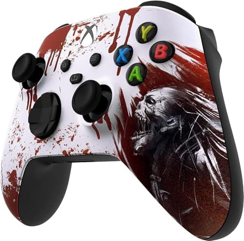 Custom Controllerzz Wireless Controller for Microsoft Xbox Series X/S & Xbox One - Custom Soft Touch Feel - Custom Series X/S Controller (X/S Bloody Zombie) — view 3