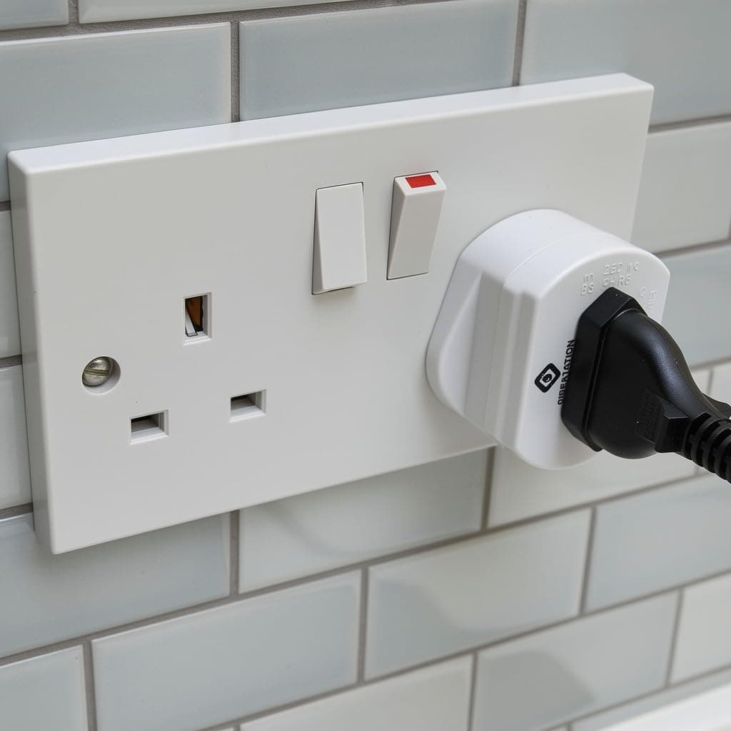 Pipestation Toothbrush and Shaver Adapter Plug UK | European to UK Toothbrush Adapter | European to United Kingdom Adaptor | Tooth-Brush Charger United Kingdom | 2-Pin to 3-Pin Shaver Plug Adaptor — view 4