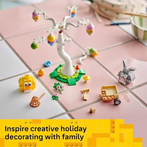LEGO Easter Bunny and Chick Egg Hunt Building Toy for Girls & Boys - Springtime Pretend Playset for Kids, Ages 8+ - Basket Stuffer or Gift Idea for Easter, Birthdays, & Special Occasions - 40808 — view 5
