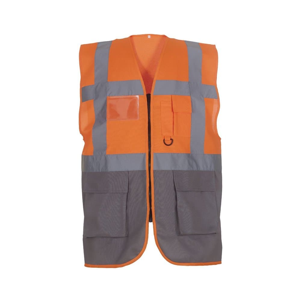 Expert Workwear Coloured Hi Vis Executive Vest High Viz Vests Zip with Pockets - 27 Colours — view 15