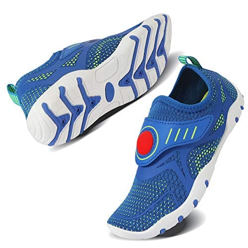 MAYZERO Kids Water Shoes Boys Girls Aqua Socks Non-Slip Quick Dry Swim Shoe Barefoot Beach Pool Shoes (Little Kid/Big Kid)