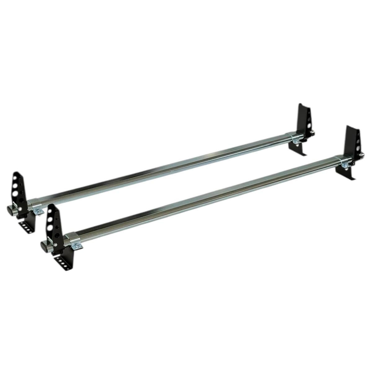 Shield Autocare Roof Bars Compatible with Ford Transit Custom (2013-2023) Steel Roof Rack & Tie Hole Loadstops for L1 (SWB) & L2 (LWB) with Low Rooftop (2 Bars Only)