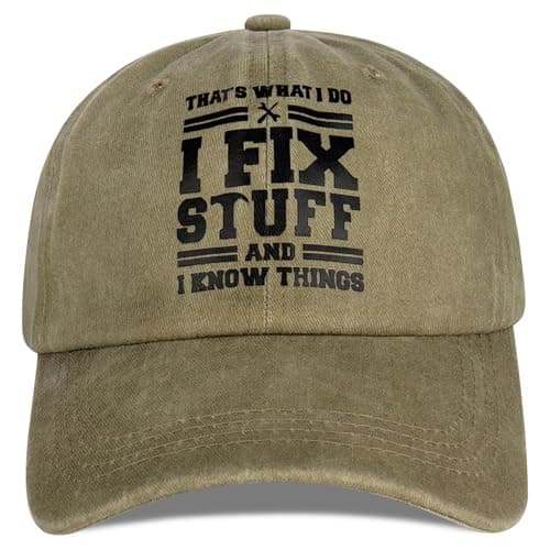 Jeasona Mens Cap Unique Gifts for Men Who Have Everything Funny Mens Gifts Ideas for Husband Dad Grandpa Christmas Valentines Birthday Father's Day