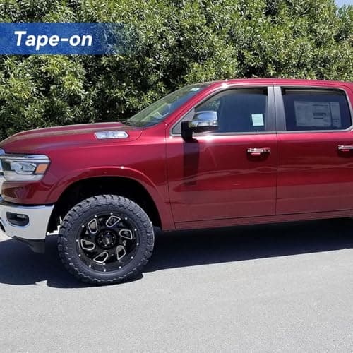 Window Visors Rain Guards for 2010-2026 Dodge Ram 2500 & 3500 Crew Cab, Window Vent Wind Deflectors Visors Shades — view 4