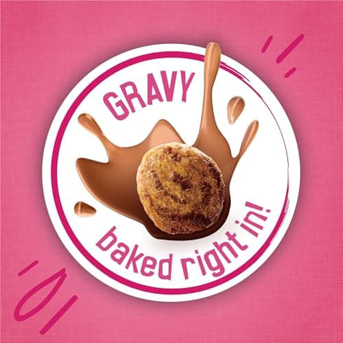 Purina Friskies Gravy Swirlers with Flavors of Chicken, Salmon and Gravy Dry Cat Food - 22 lb. Bag — view 3