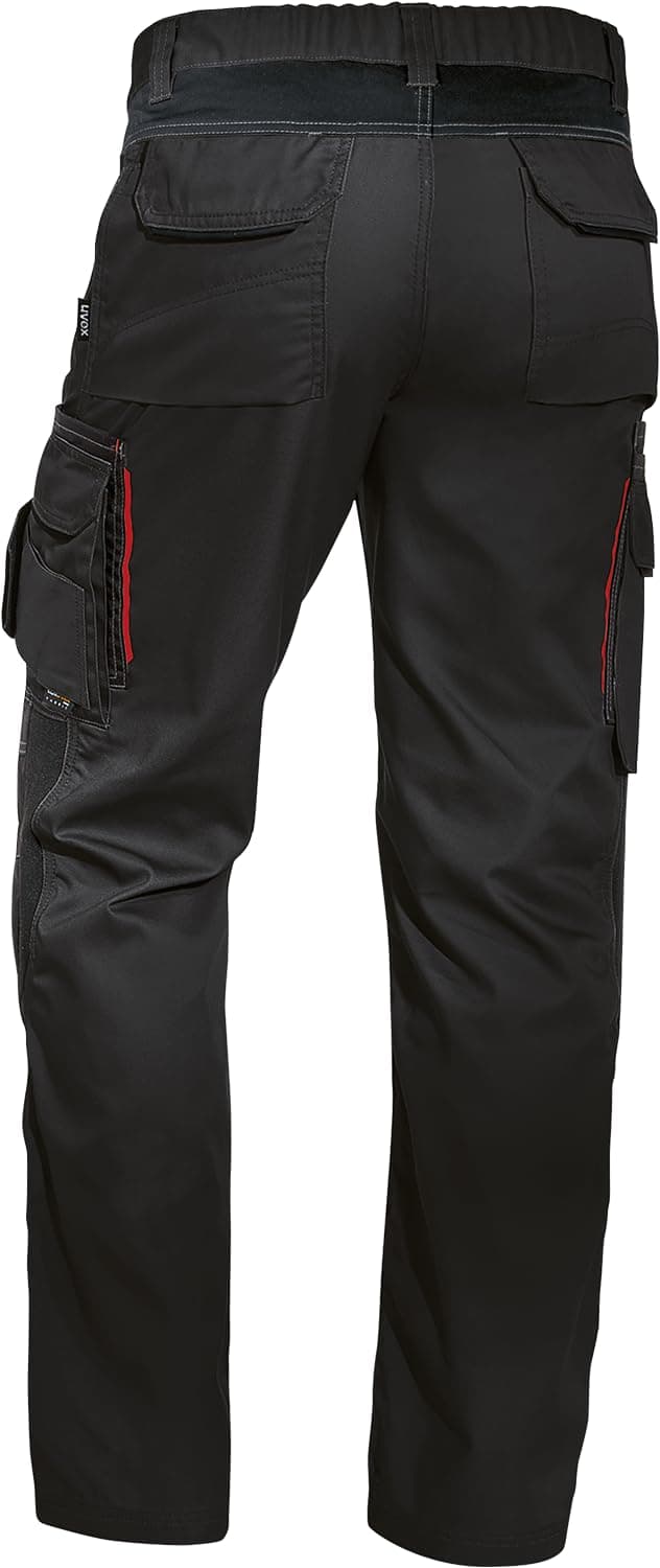 Uvex Tune-up 8909 Pantalon de Trabajo para Hombre - Pantalones Cargo para Trabajar de Algodón y de Cordura - Multibolsillos - Bolsillo de Las Rodilleras - Color Gris, Negro, Azul, Verde, Blanco — view 2