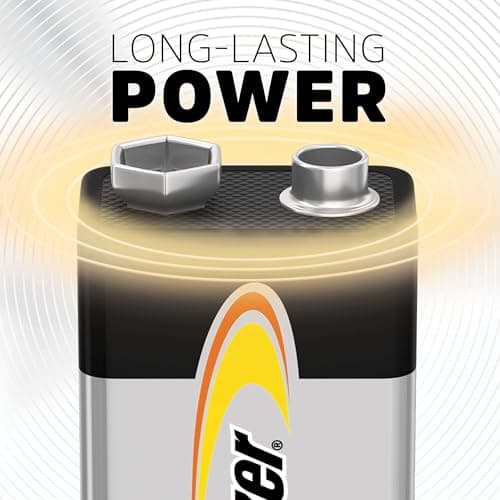 Energizer Alkaline Power 9V Batteries (8 Pack), Long-Lasting — view 4