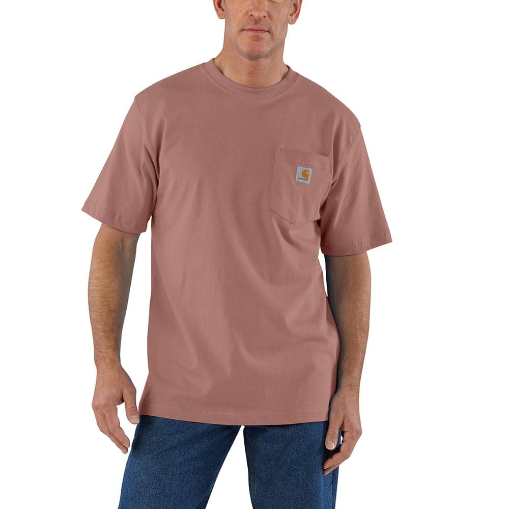 Carhartt Mens Loose Fit Heavyweight Short-Sleeve Pocket T-Shirt (Also Available in Big & Tall) CloseoutWork Utility T-Shirt — view 30