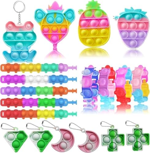 124 Pcs Party Favors for Kids 6-8 8-12, Birthday Gifts, Treasure Chest Toys, Carnival Prizes, School Classroom Party Supplies, Pinata Filler, Stocking Stuffers, Goodie Bag Items for Kids — view 5