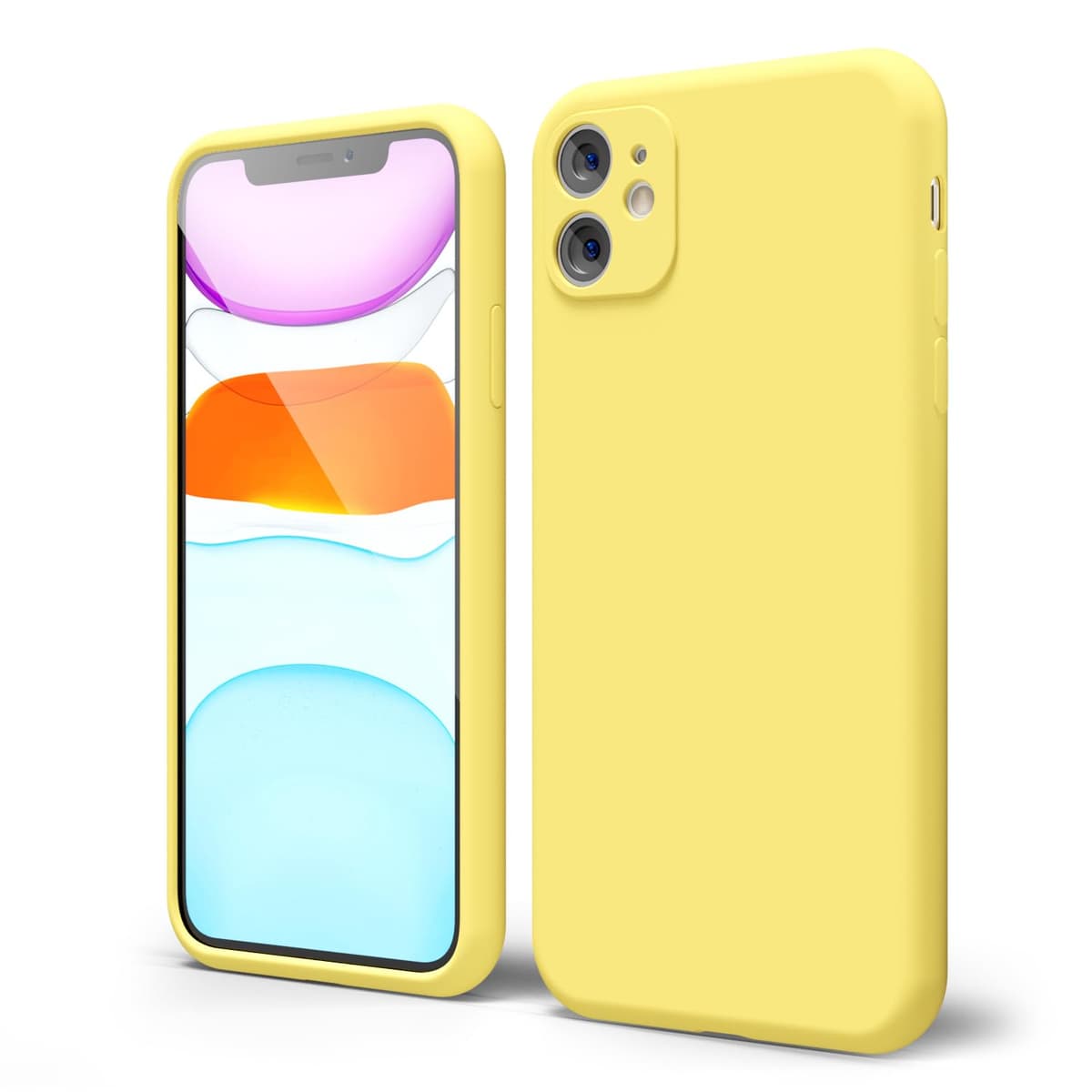 oakxco for iPhone 17 Pro Max Phone Case Liquid Silicone, Cute Thin Slim Grip Soft Rubber Gel for Women Men, Smooth Matte TPU Plain Solid Color Girly Simple Case with Camera Cover, Light Pink — view 1164