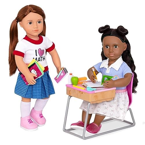 Our Generation – School Desk Set – Realistic Classroom Supplies – 18-Inch Doll Accessories – Pretend Play 3+ Years– Flying Colors — view 5