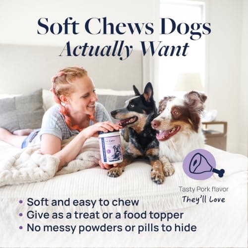 Veterinary Formula Pet Calm 60ct – Vet-Formulated Calming Chews for Dogs with L-Theanine, L-Tryptophan for Behavior Support, Relaxation Treats, Puppy Chews for Stressful Situations, Dog Calming Aid — view 6