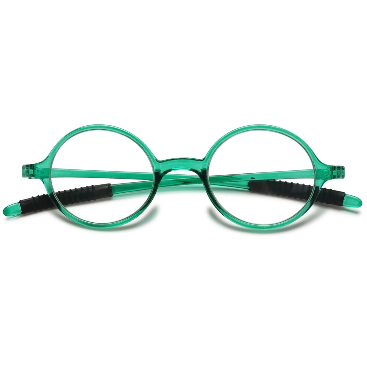 VEVESMUNDO Redondo Gafas de Lectura Pequeñas Ligeras Vintage Flexibles Vista Presbicia para Mujer Hombre — view 11