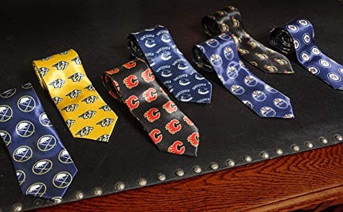NHL Men's All Over Team Logo Neck Tie (Montreal Canadiens)