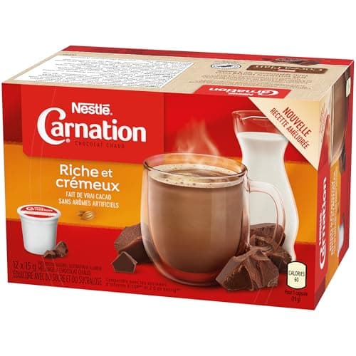 Carnation Hot Chocolate, Rich and Creamy, Keurig K-Cup Compatible Pods 12x15g (Pack of 6, 72 ct) — view 4