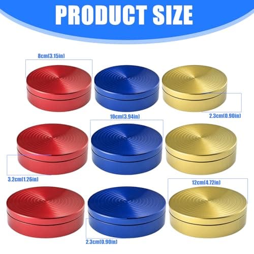 Ballets Turning Board Nonslip Round for Dancers, Dance Training Disc for Ice Skaters Gymnasts Aluminum Ballets — view 2