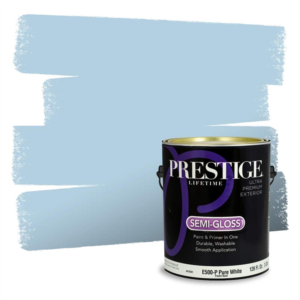 PRESTIGE Paints Interior Paint and Primer In One, 1-Gallon, Semi-Gloss, Comparable Match of Valspar* Dewdrop* — view 964