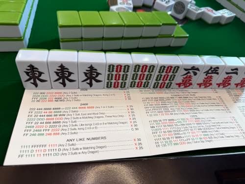 NAG Mah Jong Cards 2026 Set Revised Official Edition American - Large Size - 4Pcs — view 2