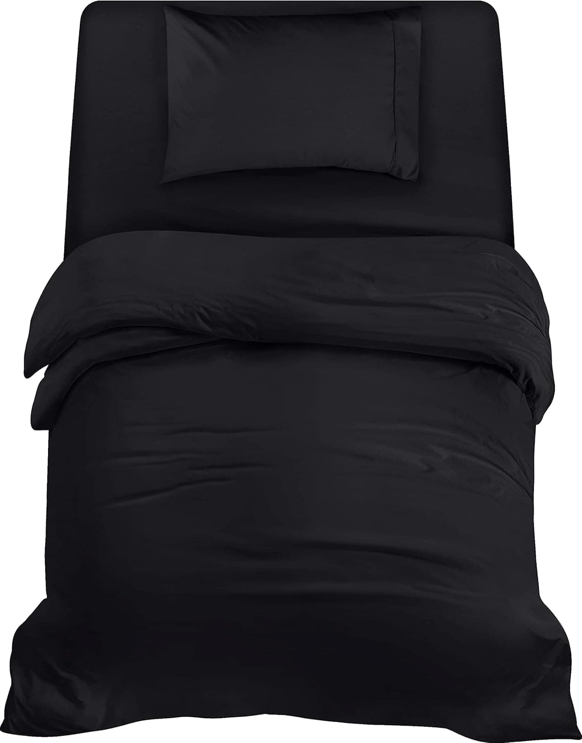 Utopia Bedding 3 Piece Single Bedding Set - Duvet Cover, Fitted Sheet with Pillow case - Soft Brushed Microfiber (Grey) — view 18