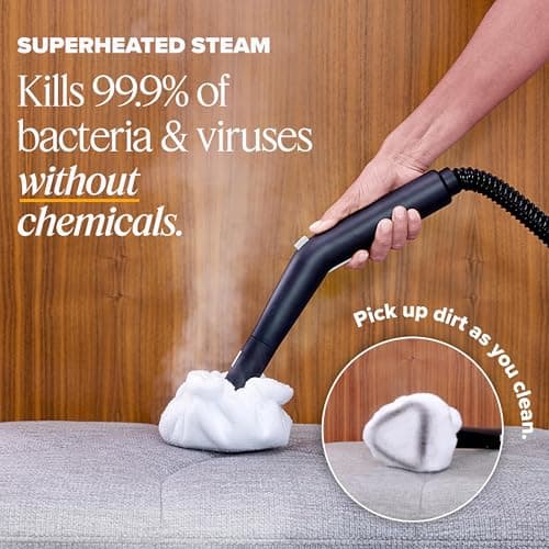 Dupray Neat Steam Cleaner, Powerful Multipurpose Steamer for Floors, Cars, Tiles, Grout, and More (17-piece (Neat Steam Cleaner)) — view 2