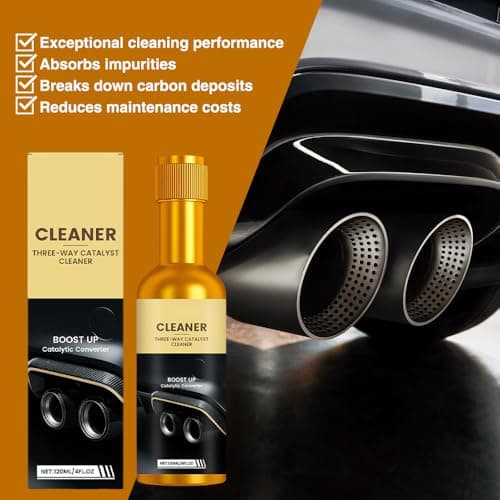 KUIRUNRX® Catalytic Converter Cleaner, Catalytic System Cleaner, Applicable to automotive oil systems, exhaust plug, fuel tanks, and pipe emission, 120 ml — view 2