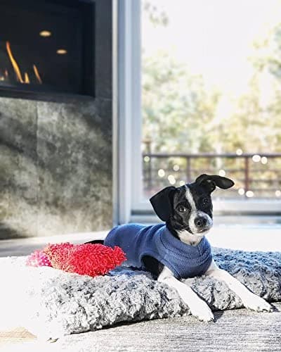 Gooby - Stretch Fleece Vest, Pullover Fleece Vest Jacket Sweater for Dogs, Indigo Blue, X-Large — view 5