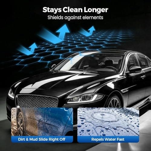 PTZ Crystal Serum 100ml - 9H Graphene Ceramic Coating for Cars - Advanced Car Coating Spray for Shine & Protection - Long Lasting Nano Quick Coat Restore & Paint Sealant - Pro Ptz Crystal Serum