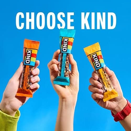 KIND Healthy Snacks Bars, Dark Chocolate Cherry Cashew, Gluten Free, High Fiber Snacks, 4g Protein, 12 Count — view 5