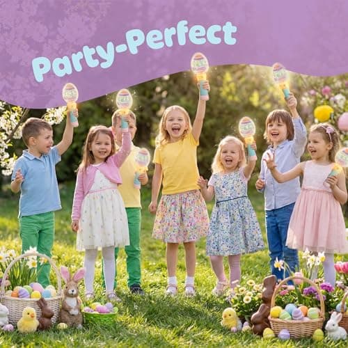 Magic Ball Wand for Kids 7.5" - Custom Egg-Shaped Top Light Up Magic Ball Toy Wand with Batteries Included - Flashing LED Spring Summer Toy Wands for Boys & Girls, Fun Gift or Birthday Party Favor — view 5
