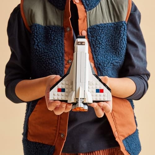 LEGO Creator 3 in 1 Space Shuttle Toys - Space Toys Building Set for Boys & Girls, Ages 6+ - Option to Build 2 Spaceships or Astronaut - Educational Gift for Kids Birthday & Holidays - 31134 — view 5