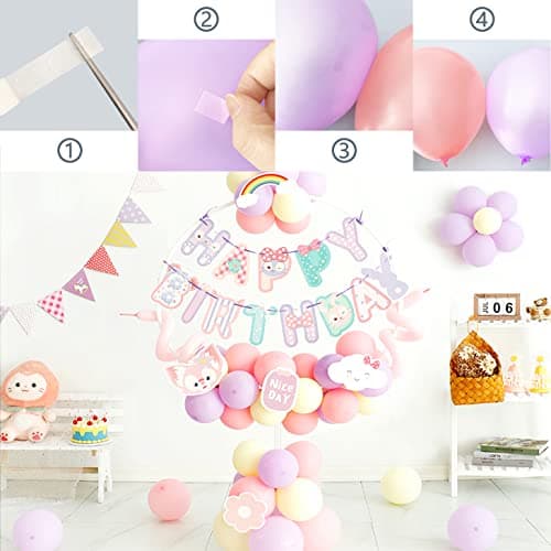 HANWER 200 PCS Glue Points for Balloons, Removable Sticky Point Tape, Adhesive Double Sided Clear dots for Craft Decoration — view 2