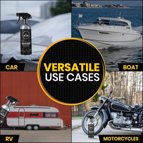 Magic Shield Graphene Ceramic Spray Coating - LAST SO LONG! Quick & Easy for Cars, Motorcycles, Boats & More - Professional-Grade Sealant for Maximum Gloss & Shine - Waterless Wash & Wax - 16oz Bottle — view 4