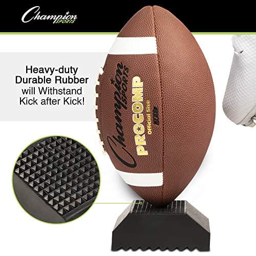 Champion Sports Extra-Point Kicking Tee – 2” Black Football Holder for Kickoff Practice, Coaches & Athletes — view 4