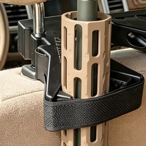 2026 Ultimate Universal Seat Back Holder Rack Adjustable Vehicle Rifle Vertical Holder Gun Sling Organizer, Auto Front Seat Organizer Shooters for Hunting Gear Rifles (A) — view 5
