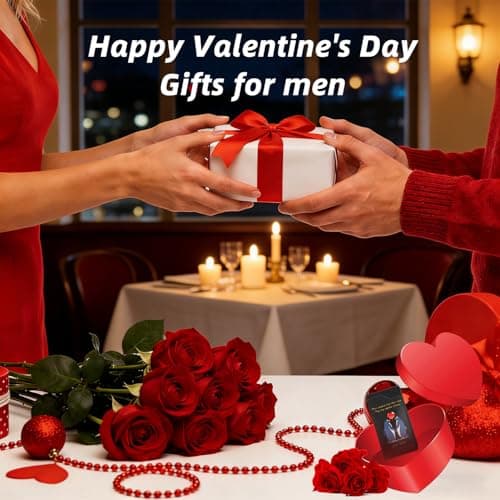 LcFun Electric Lighter USB Rechargeable, Valentines Day Gifts for Him Her, Romantic I Love You Gifts for Boyfriend Girlfriend Wife Husband Valentines Gifts for Men Women Couple