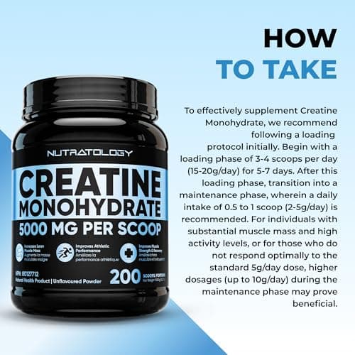 Pure Micronized Creatine Dissolves Easily | Creatine Monohydrate Powder 1000g - For Increased Muscle Growth & Performance - Supports Athletic Performance - Creatine Powder for Workouts - 200 Servings — view 5