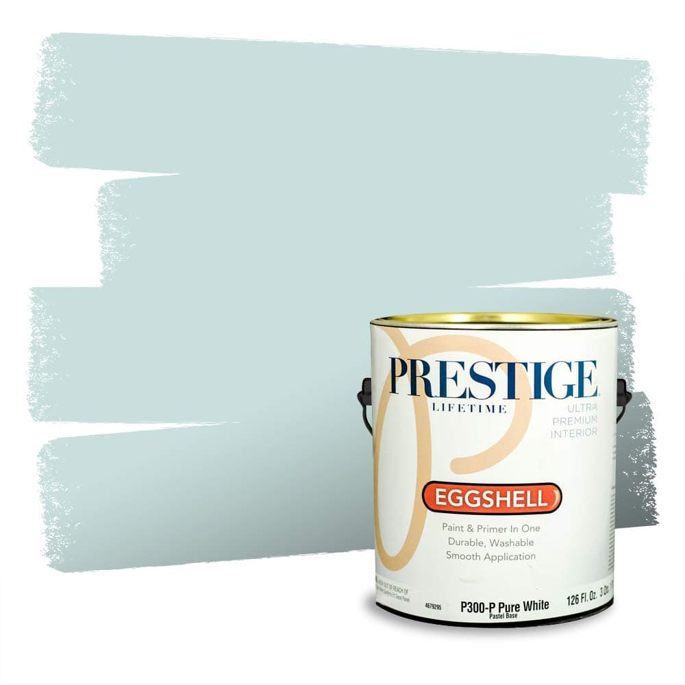 PRESTIGE Paints Interior Paint and Primer In One, 1-Gallon, Semi-Gloss, Comparable Match of Valspar* Dewdrop* — view 1590