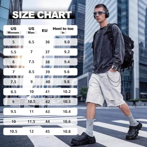 YASSIA Unisex Classic Clogs - Arch Support Sandals - Garden Shoes - Lightweight EVA Slip-On Slides (BlackWarrior Men8/W9.5 — view 3