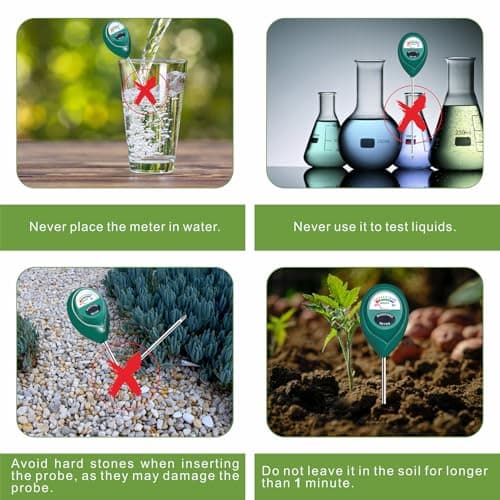 Soil Moisture Meter Sensor,Plant Water Monitor,Hygrometer for Gardening, Farming, No Batteries Required — view 4