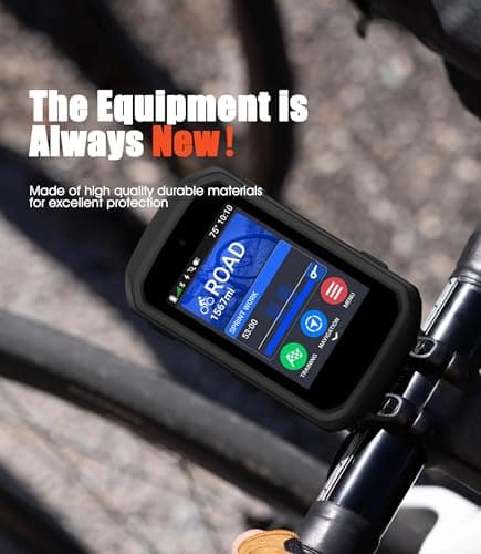 Ermorgen Silicone Case Compatible with Garmin Edge 850/550 + 2 Tempered Glass Screen Protectors, Soft Silicone Cover All-Inclusive Shockproof Protection — view 4