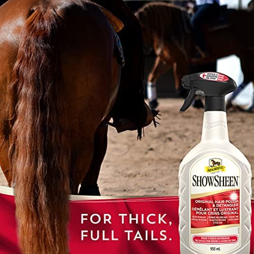 Absorbine ShowSheen Hair Polish and Mane & Tail Detangler, 950ml Spray Bottle — view 4