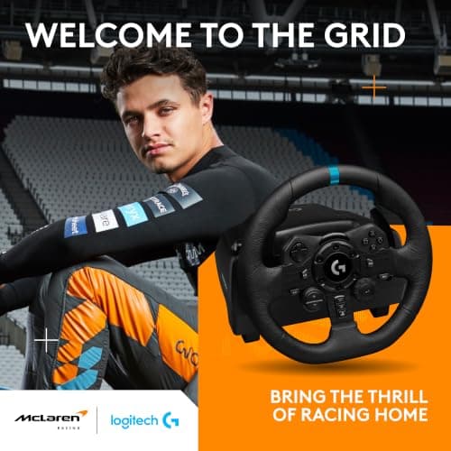 Logitech G923 Racing Wheel and Pedals for Playstation/PS5/PS4 & PC