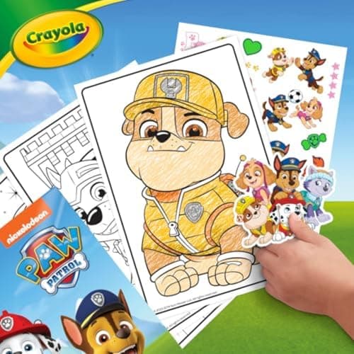 Crayola PAW Patrol Coloring Book (288pgs), Kids Coloring Book Pages & Stickers, PAW Patrol Gift, Travel Activity, Toddler Toys, 3+ — view 6